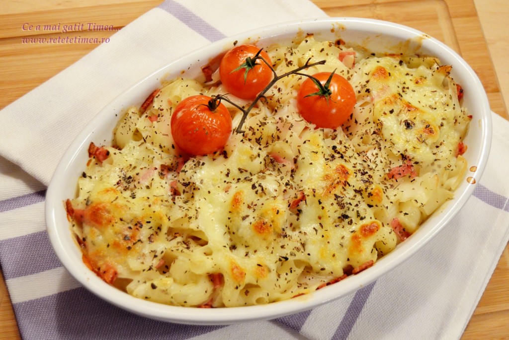 Paste cu smantana si mozzarella 1