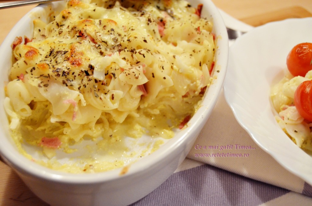 Paste cu smantana si mozzarella 2