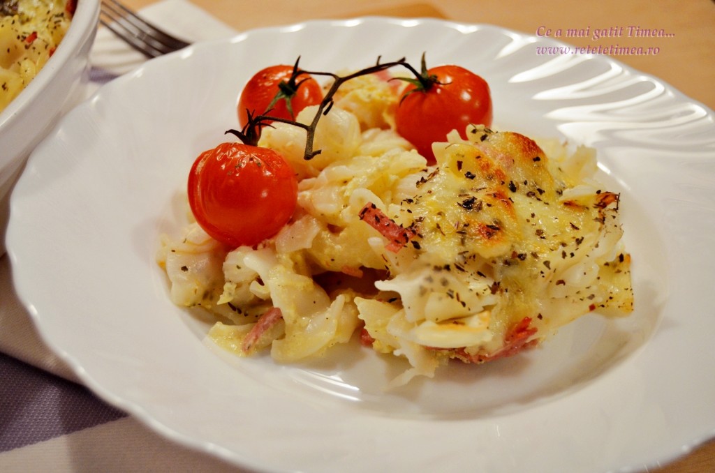 Paste cu smantana si mozzarella 3