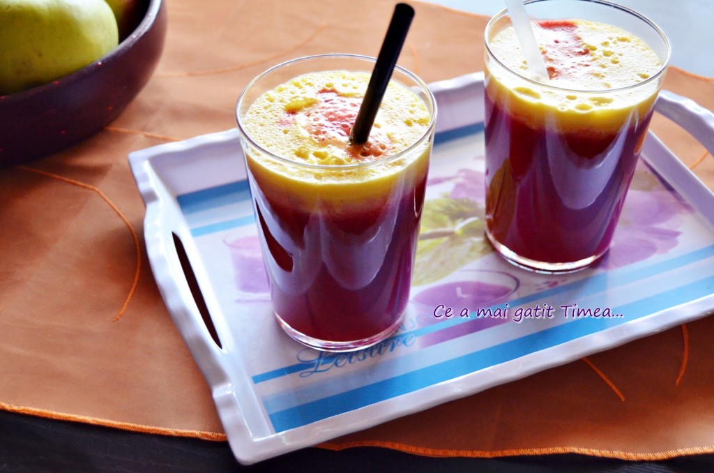 suc de sfecla cu fructe