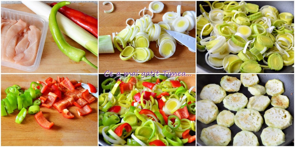 Mod de preparare piept de pui cu praz la cuptor