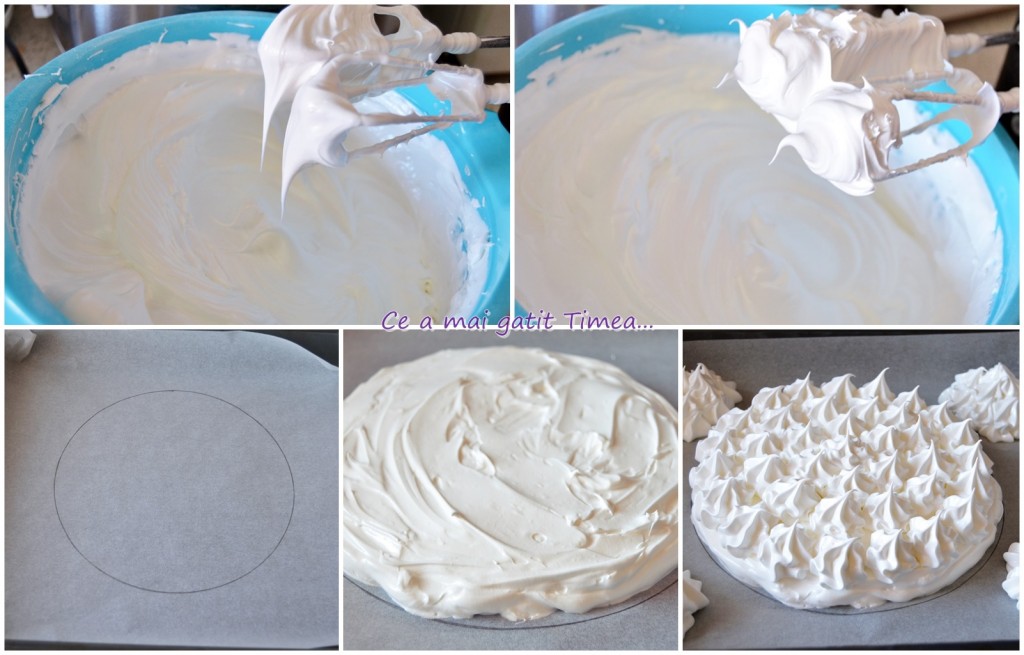 mod de preparare pavlova