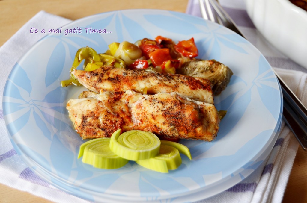 pipet de pui cu praz la cuptor 3