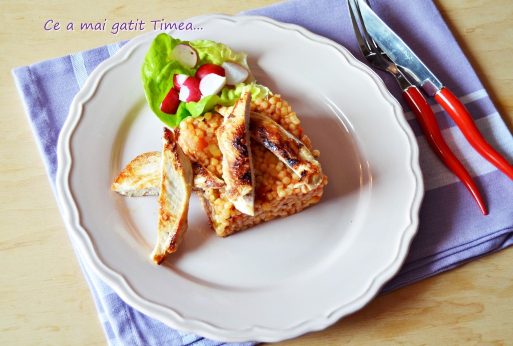 cuscus cu sos de rosii 1