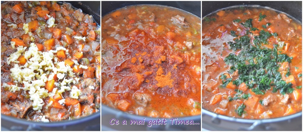 mod de preparare carne de vitel in sos de legume cu vin 1