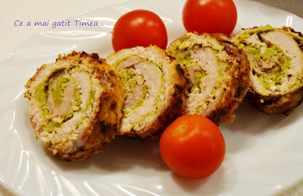 rulada cu piure de mazare