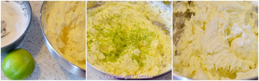 mod de preparare prajitura cu lamaie si crema de lime