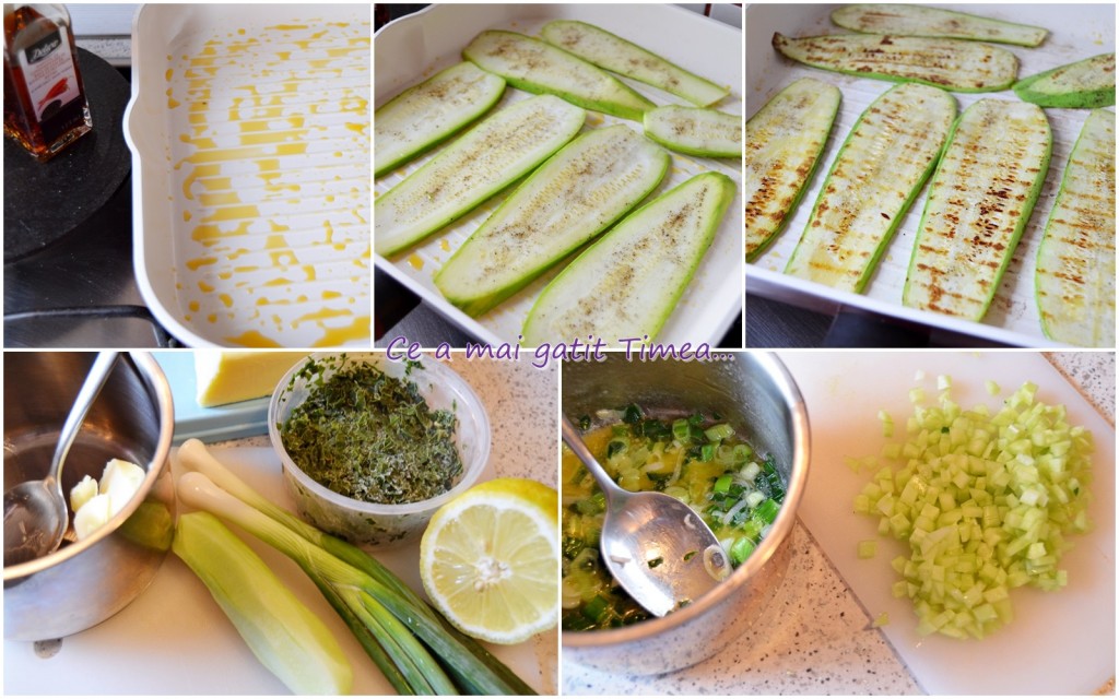 mod de preparare dovlecel la gratar cu sos de unt cu ceapa si castravete