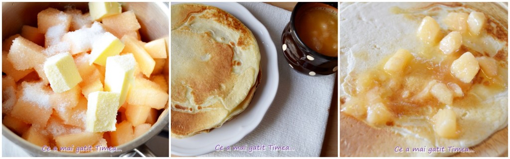 Mod de preparare clatite pufoase cu pepene galben 1