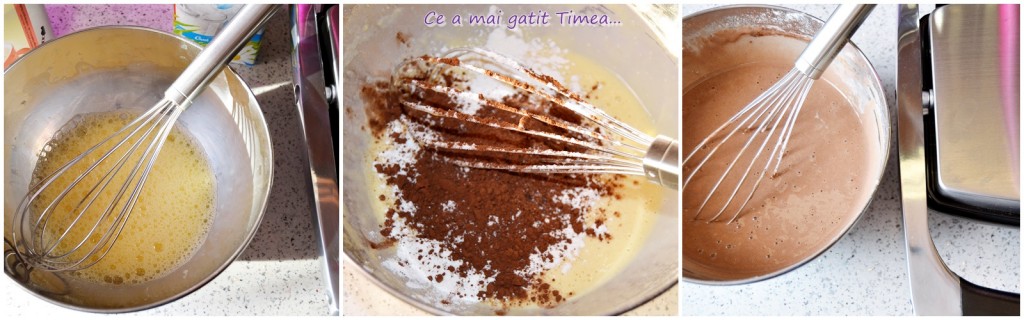 mod de preparare tort de clatite cu ciocolata