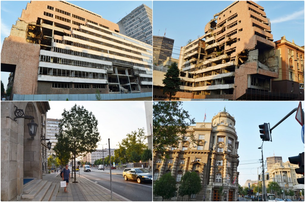 Belgrad cladiri bombardate