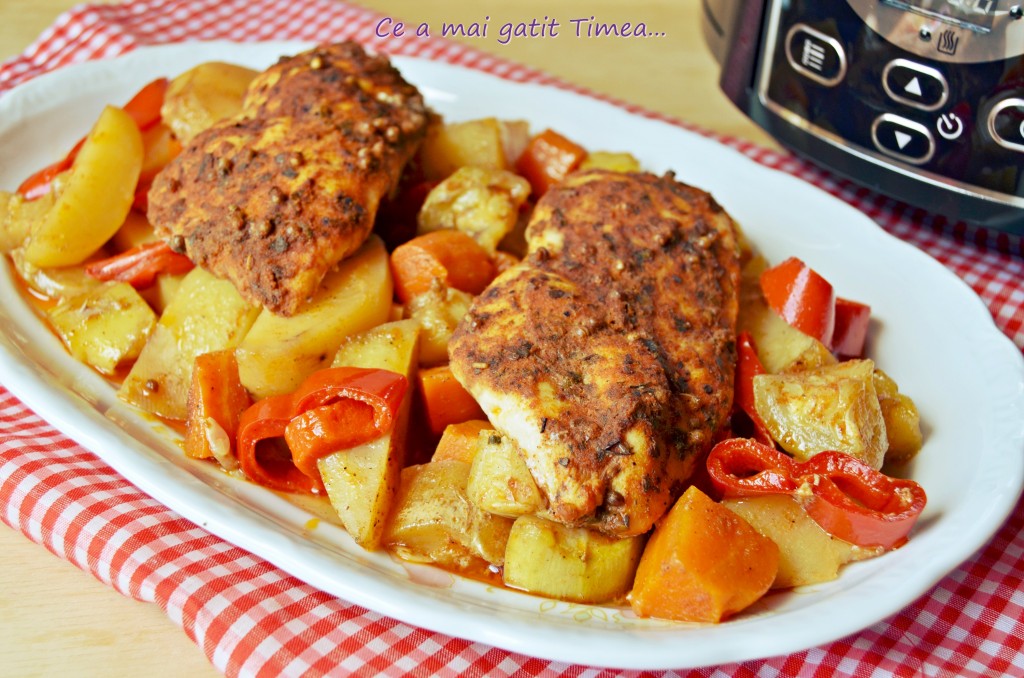 piept de pui cu legume 1