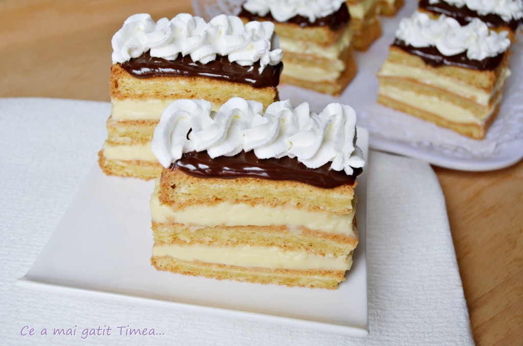 prajitura cu crema de vanilie 3