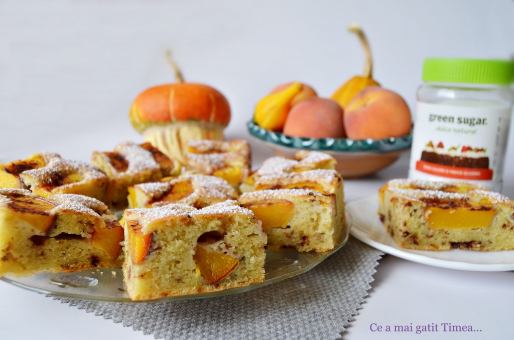 Prajitura cu piersici si scortisoara 1