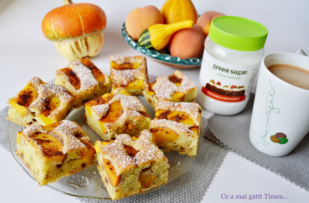 Prajitura cu piersici si scortisoara 2