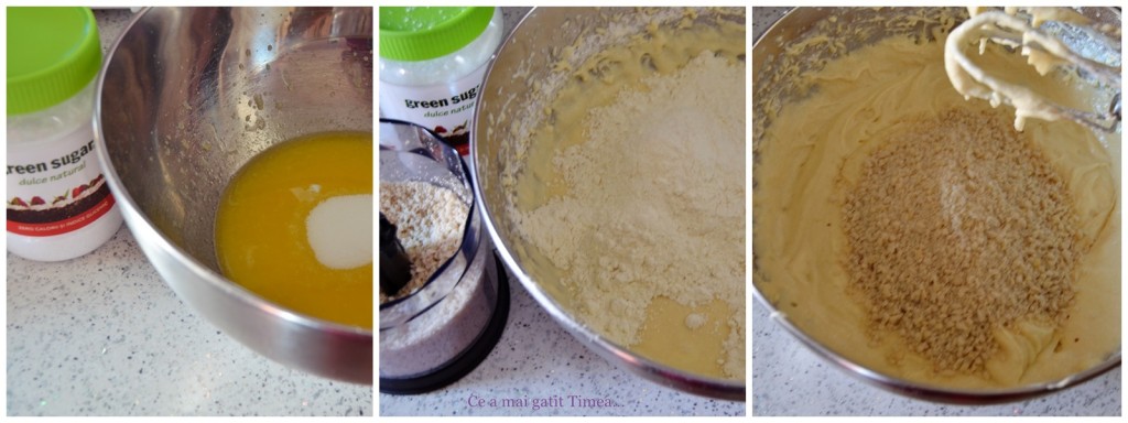 mod de preparare prajitura cu pere si migdale