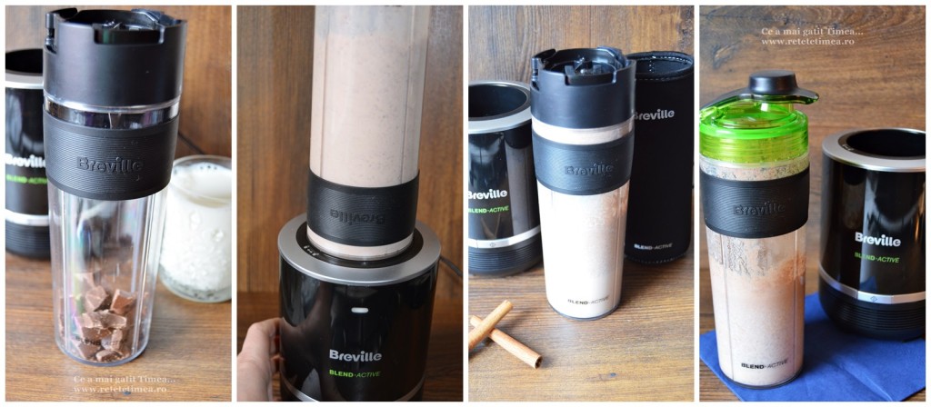 mod de prepapare milkshake cu ciocolata