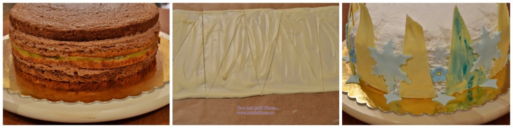 mod de preparare tort Frozen 3