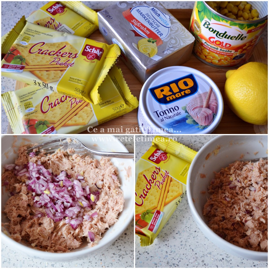 mod de preparare crackers cu ton