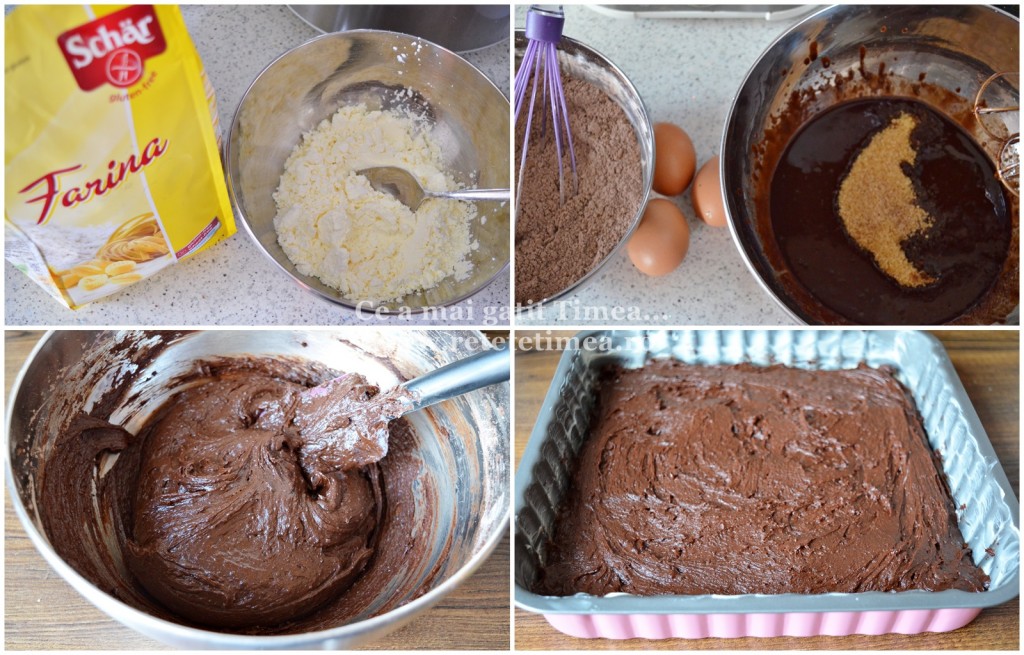 mod de preparare negresa cu ciocolata fara gluten
