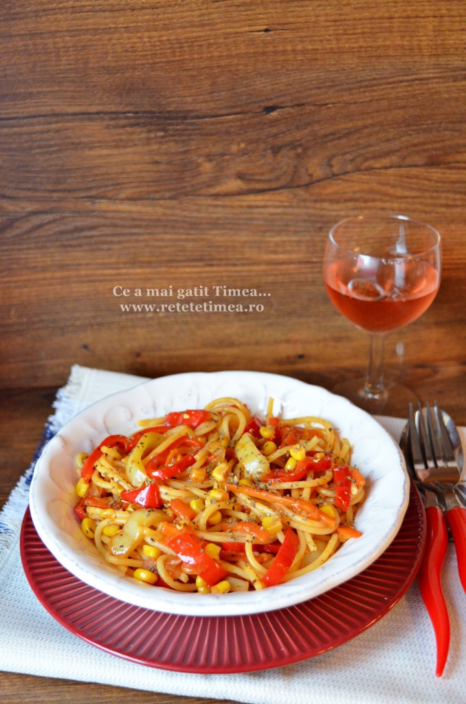 spaghete fara gluten cu legume 1