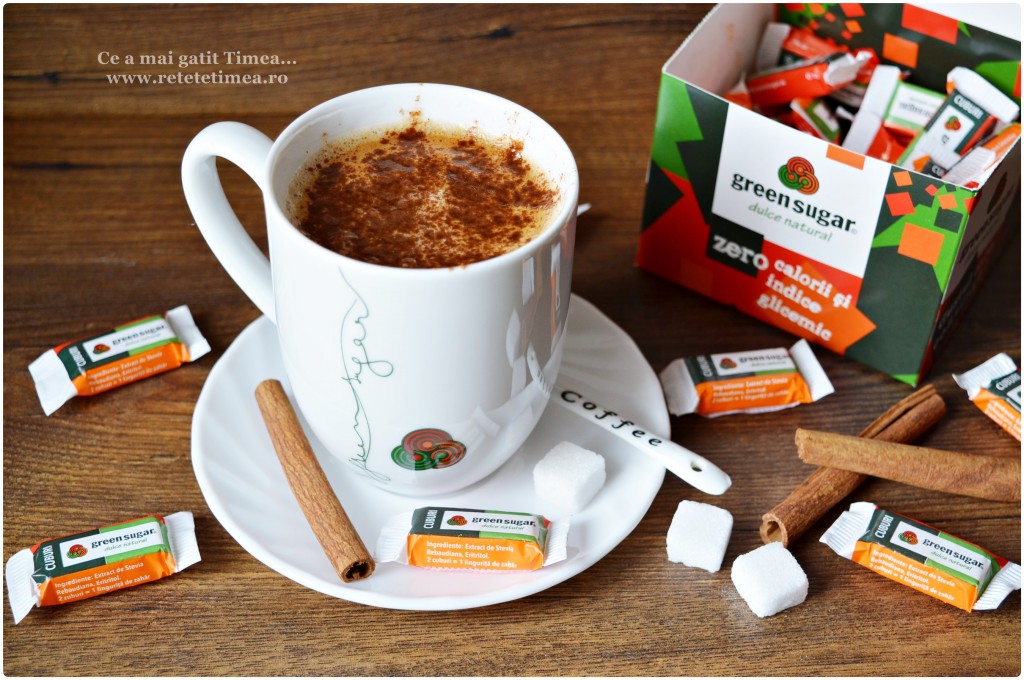 cafea cu scortisoara si green sugar 1