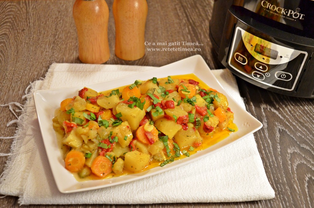 mancare de legumecu ardei copt