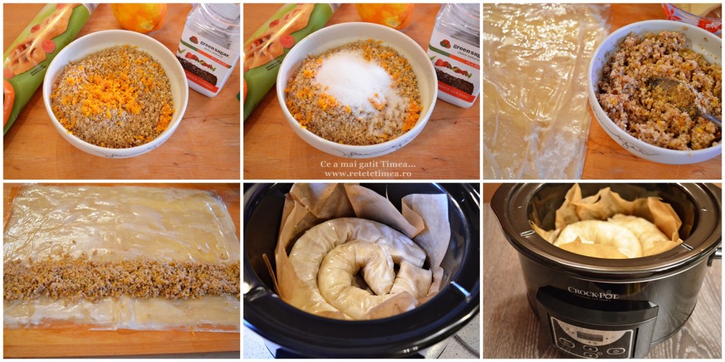 mod de preparare placinta cu nuca si portocala