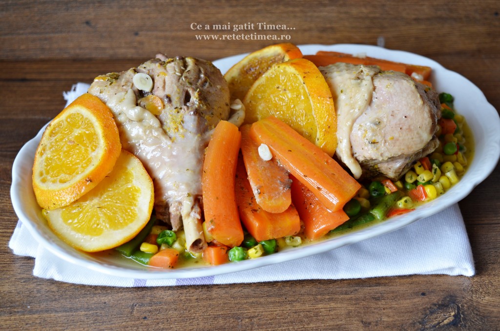 Pulpe de curcan cu portocala 1