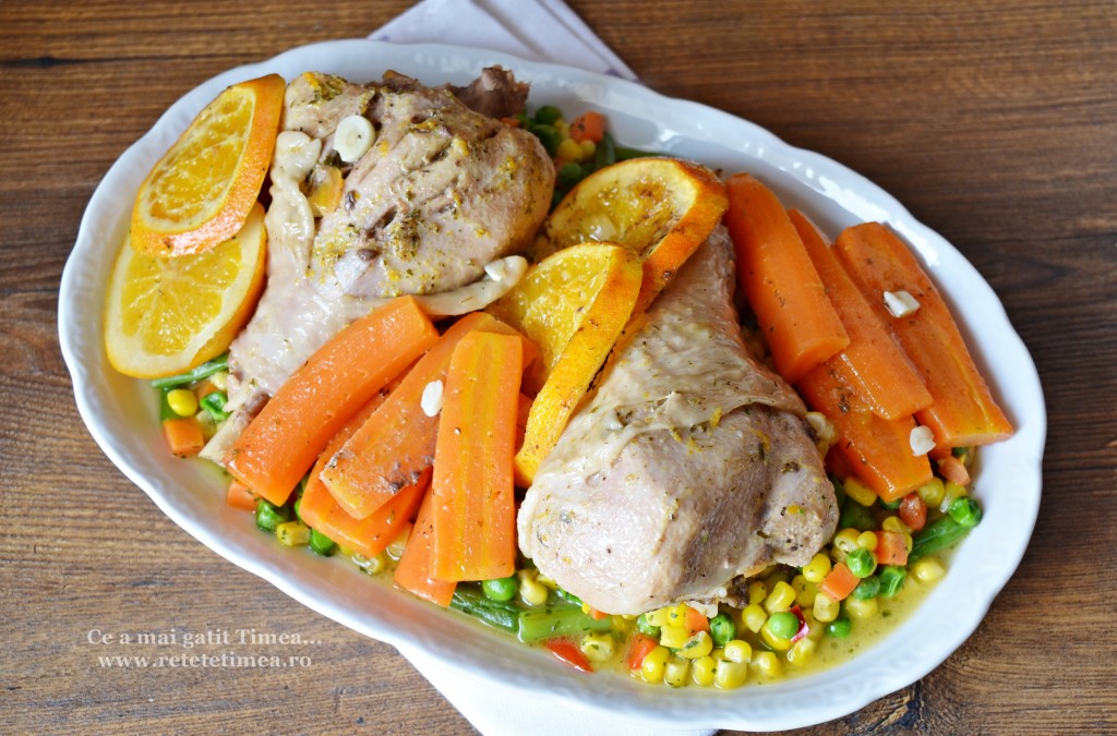 Pulpe de curcan cu portocala 2