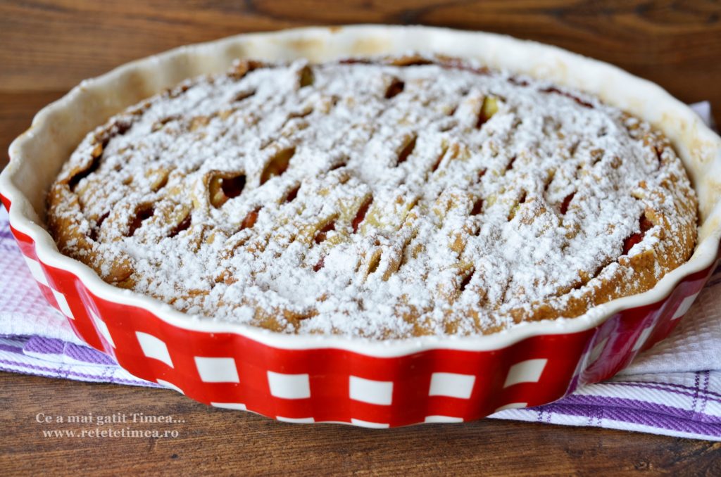 Tarta cu capsuni si rabarbar 1