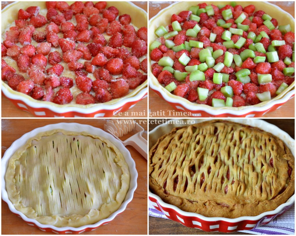 Tarta cu capsuni si rabarbar 2