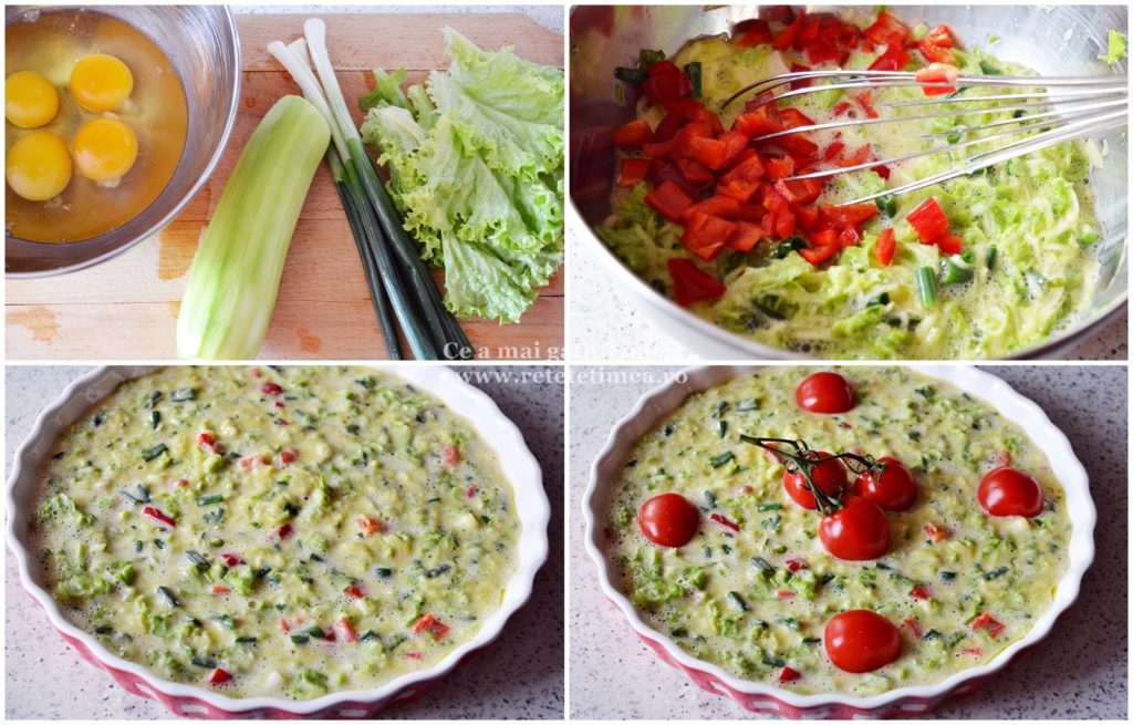 mod de preparaere omleta cu verdeturi