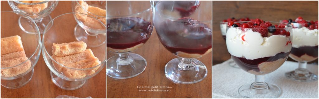 Mod de preparare desert cu fructe de padure 1