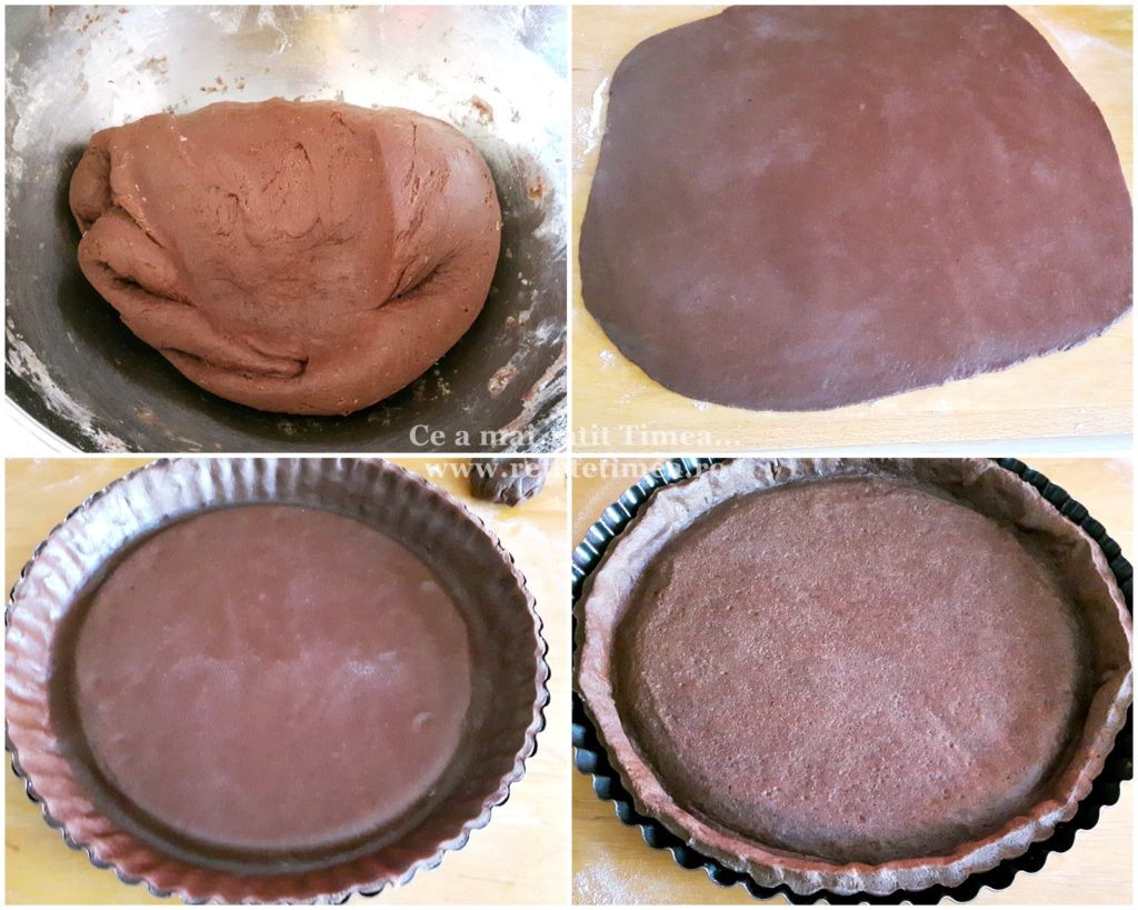 mod de preparare tarta de ciocolata cu fructe