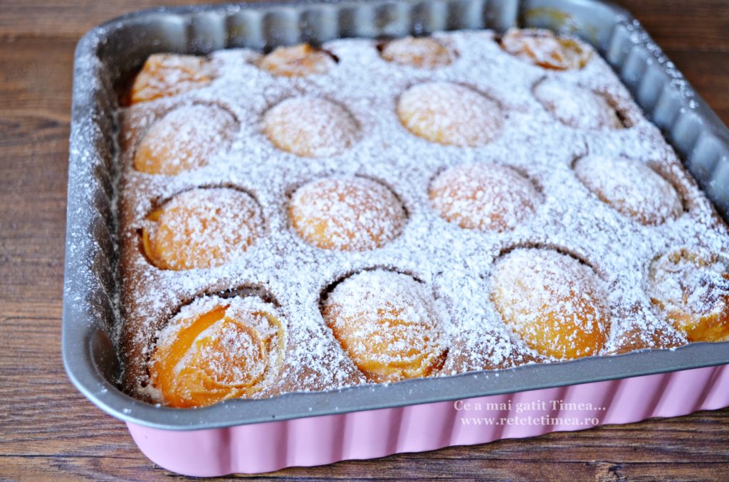 Prajitura cu ciocolata si caise 1