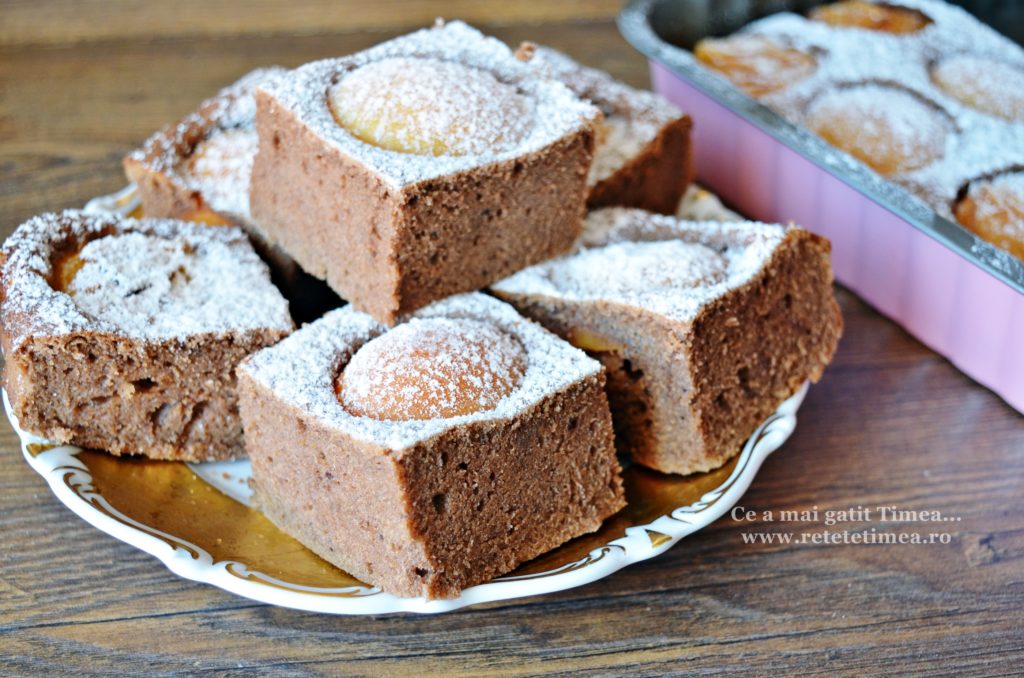 Prajitura cu ciocolata si caise 5