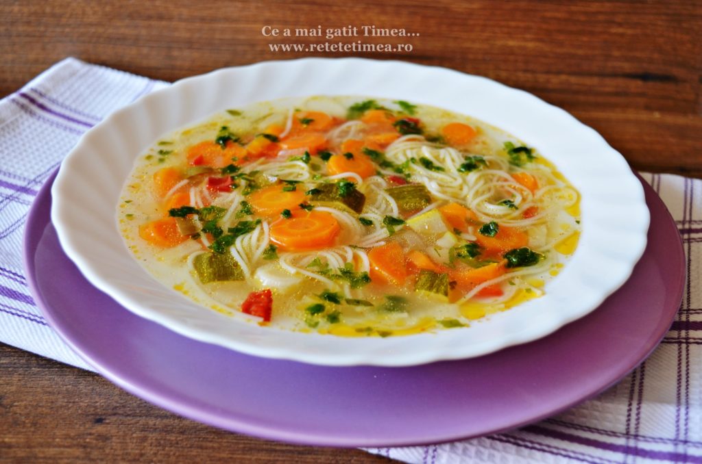 supa de legume cu taitei 4