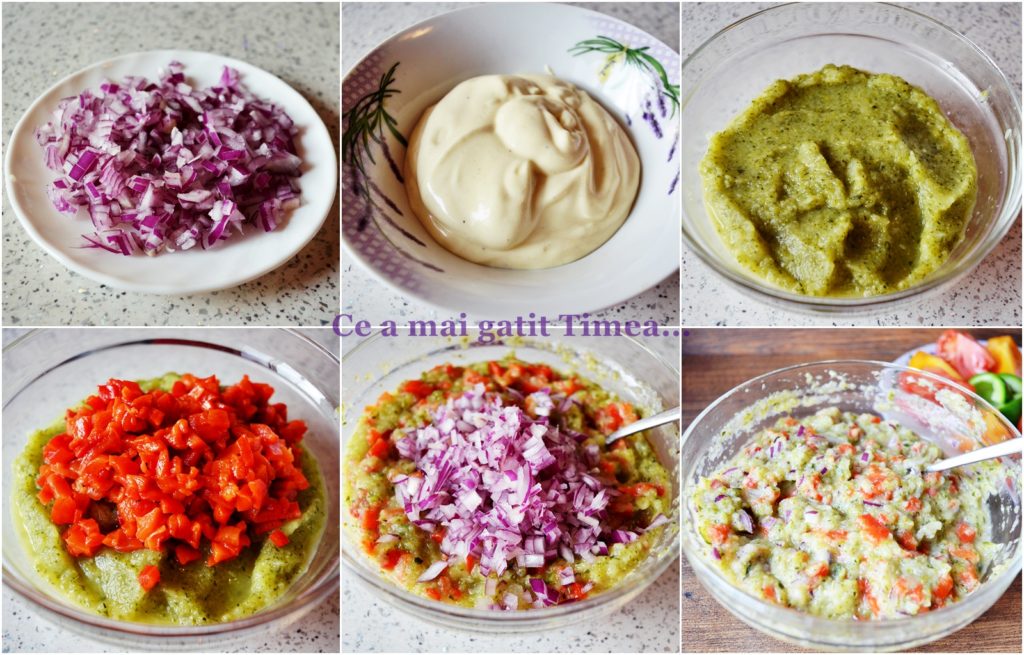 mod de preparare salata de zucchini cu ardei copt